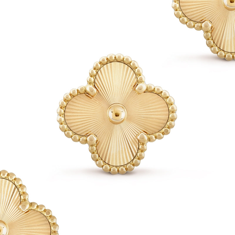 Four-leaf Clover Set Kalung Keberuntungan - Perhiasan Wanita Anti Karat dari Baja Tahan Karat - perhiasandirect