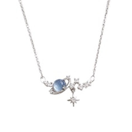 Kalung Pasangan Bulan Vintage - Stainless Steel, Liontin Bulan, Tidak Kusam, Elegan & Cocok untuk Hadiah! - 我的商店