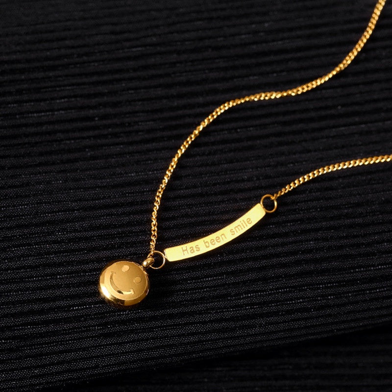 Gelang Kaki Senyum untuk Wanita – Perhiasan Vintage Stainless Steel Anti Karat