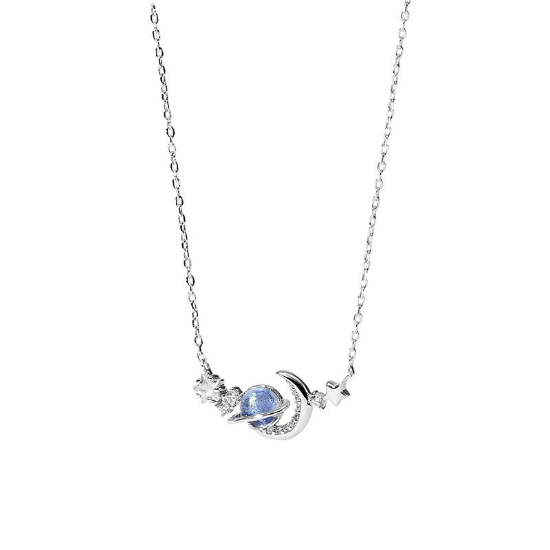 Kalung Pasangan Bulan Vintage - Stainless Steel, Liontin Bulan, Tidak Kusam, Elegan & Cocok untuk Hadiah! - 我的商店