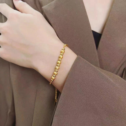 Gelang Charm Bangle untuk Wanita - Stainless Steel Anti Pudar | Perhiasan Hadiah Elegan - 我的商店