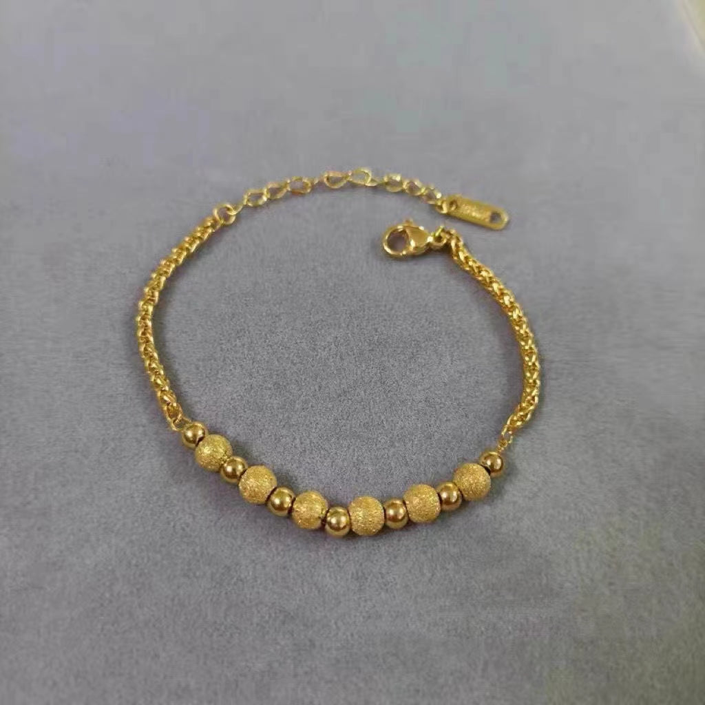 Gelang Charm Bangle untuk Wanita - Stainless Steel Anti Pudar | Perhiasan Hadiah Elegan - 我的商店