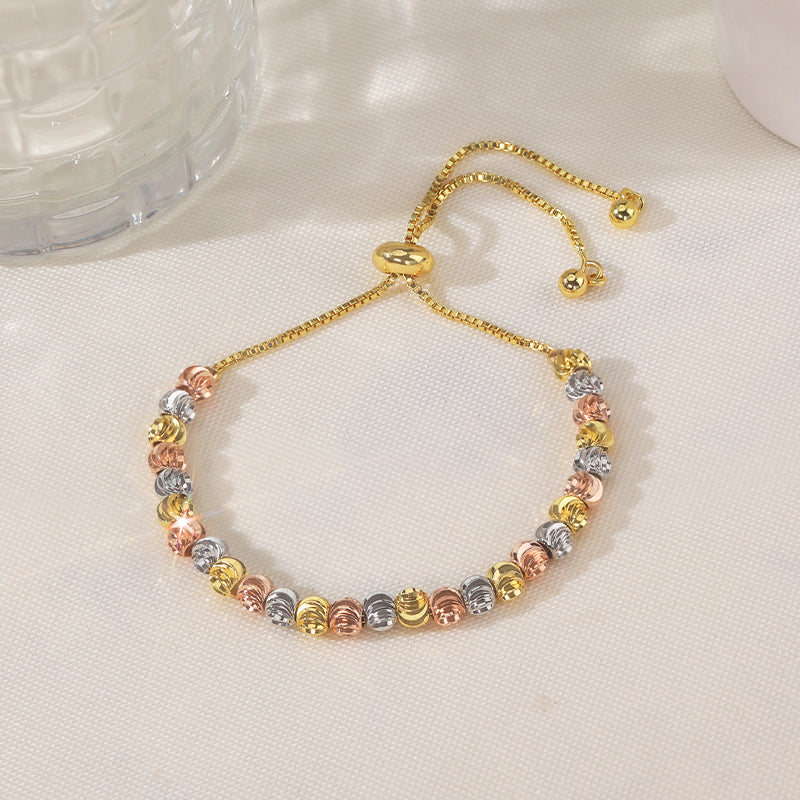 Kalung Four-leaf Clover  Liontin Berlian - Baja Titanium berlapis emas, tidak kusam, elegan dan modis! 我的商店