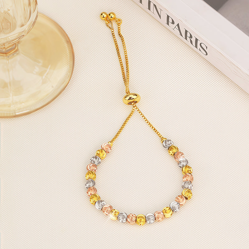 Kalung Four-leaf Clover  Liontin Berlian - Baja Titanium berlapis emas, tidak kusam, elegan dan modis! 我的商店