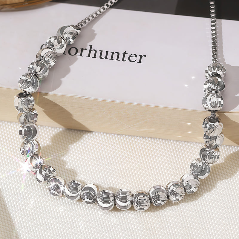 Kalung Four-leaf Clover  Liontin Berlian - Baja Titanium berlapis emas, tidak kusam, elegan dan modis! 我的商店