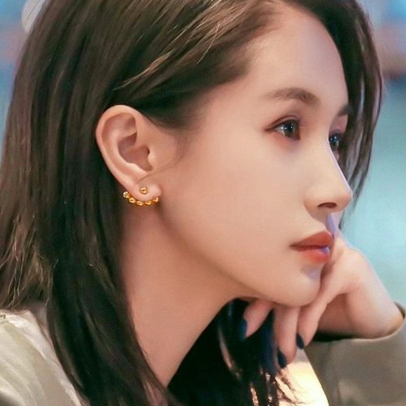 Grosir Anting Hikaw Mutiara Emas untuk Wanita – Baja Tahan Karat, Hipoalergenik, Aksesoris Perhiasan - 我的商店