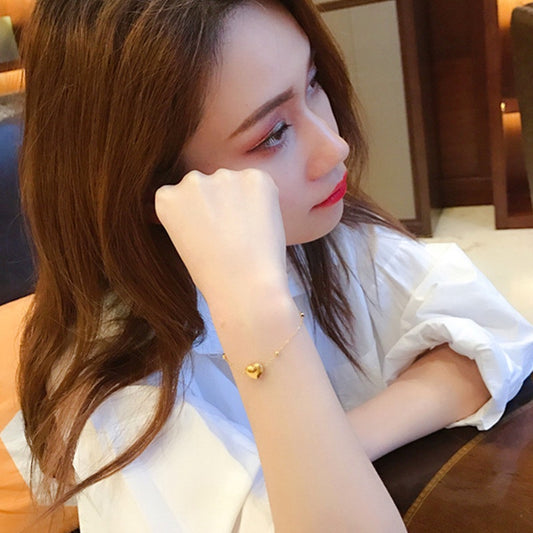 Gelang Hati Wanita - Anti Kusam & Tidak Pudar, Aksesoris Manik Cantik untuk Hadiah Spesial - 我的商店