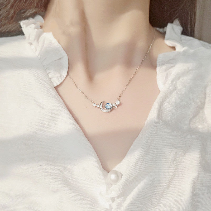 Kalung Pasangan Bulan Vintage - Stainless Steel, Liontin Bulan, Tidak Kusam, Elegan & Cocok untuk Hadiah! - 我的商店