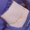 Gelang Kaki Wanita Diamond Kotak Stainless Steel Anti Luntur