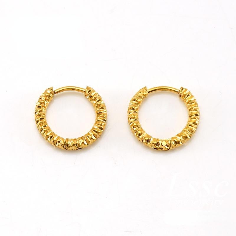 Anting Hoop Wanita – Stainless Steel Elegan, Anti Kusam & Bisa Personalisasi1
