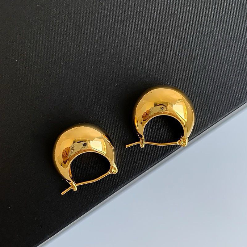Anting Titanium Gold Mirip Emas Asli Trending Korea Fashion Style perhiasandirect