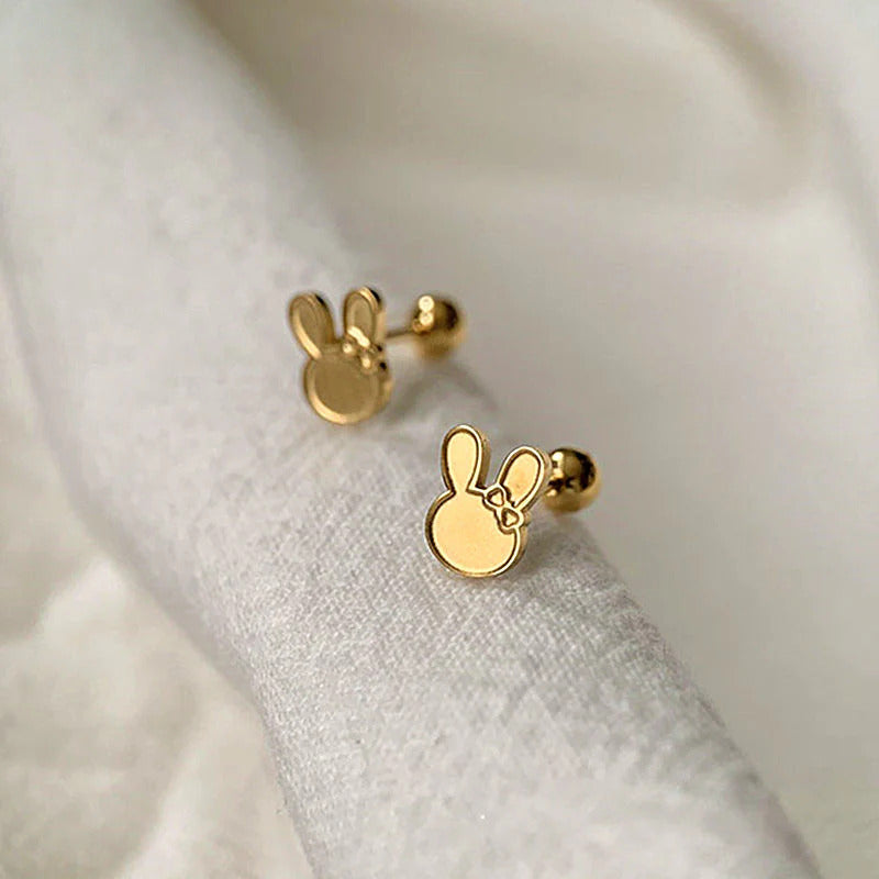 Anting Tulang Telinga Pita Kupu-Kupu Kelinci Stainless Steel perhiasandirect