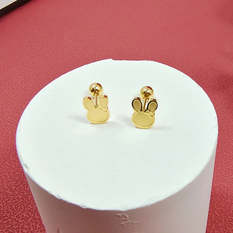 Anting Tulang Telinga Pita Kupu-Kupu Kelinci Stainless Steel perhiasandirect