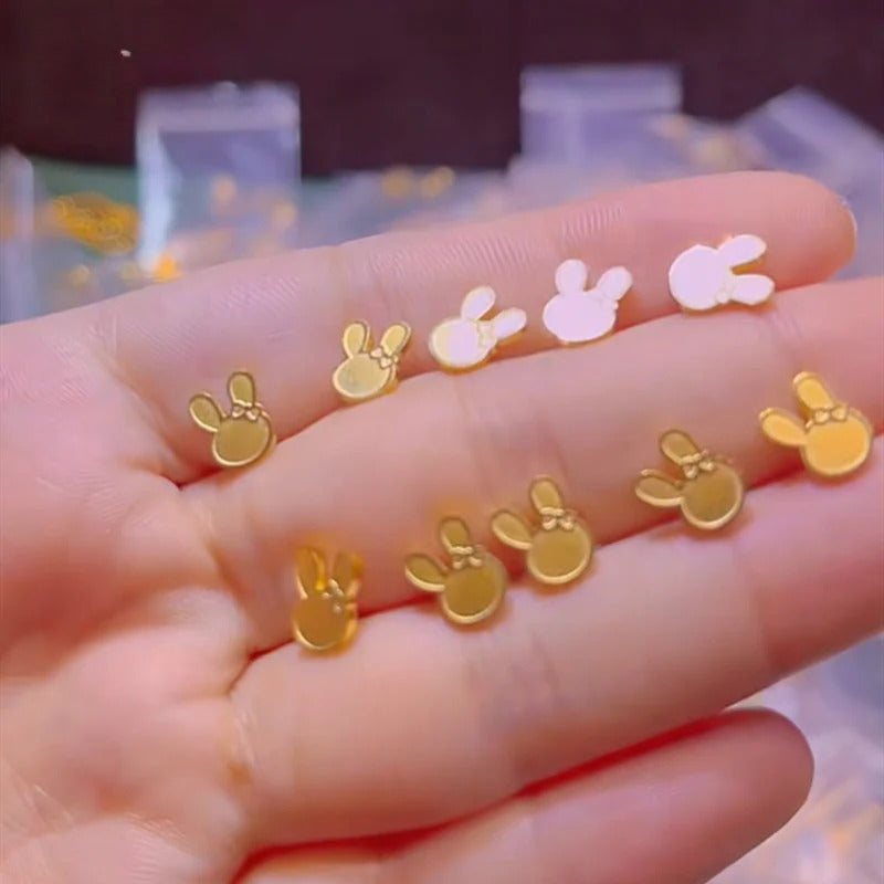 Anting Tulang Telinga Pita Kupu-Kupu Kelinci Stainless Steel perhiasandirect