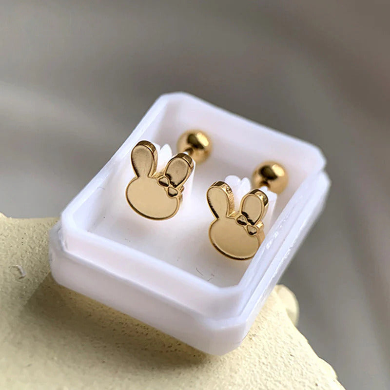 Anting Tulang Telinga Pita Kupu-Kupu Kelinci Stainless Steel perhiasandirect