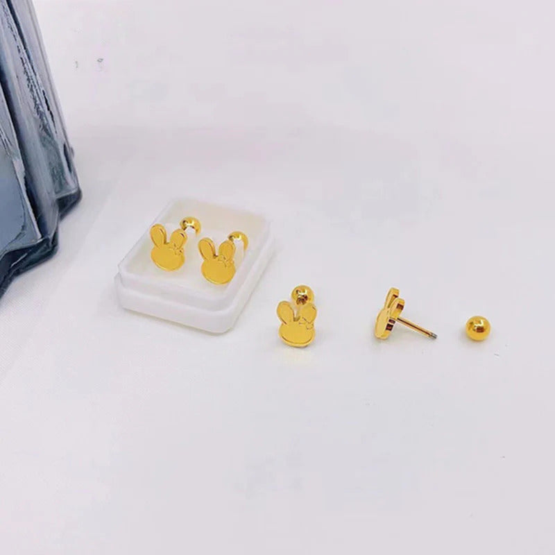 Anting Tulang Telinga Pita Kupu-Kupu Kelinci Stainless Steel perhiasandirect