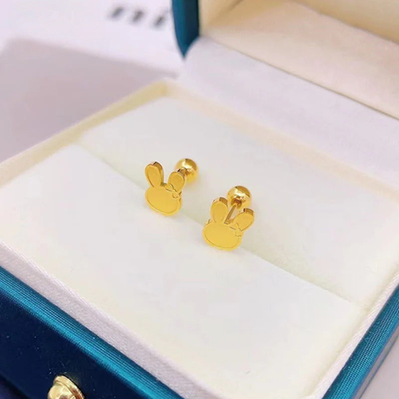 Anting Tulang Telinga Pita Kupu-Kupu Kelinci Stainless Steel perhiasandirect