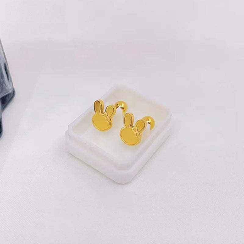 Anting Tulang Telinga Pita Kupu-Kupu Kelinci Stainless Steel perhiasandirect