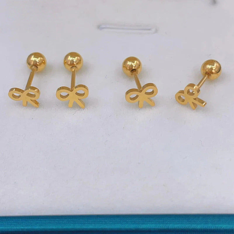 Anting Wanita Bentuk Kupu-Kupu Stainless Steel perhiasandirect