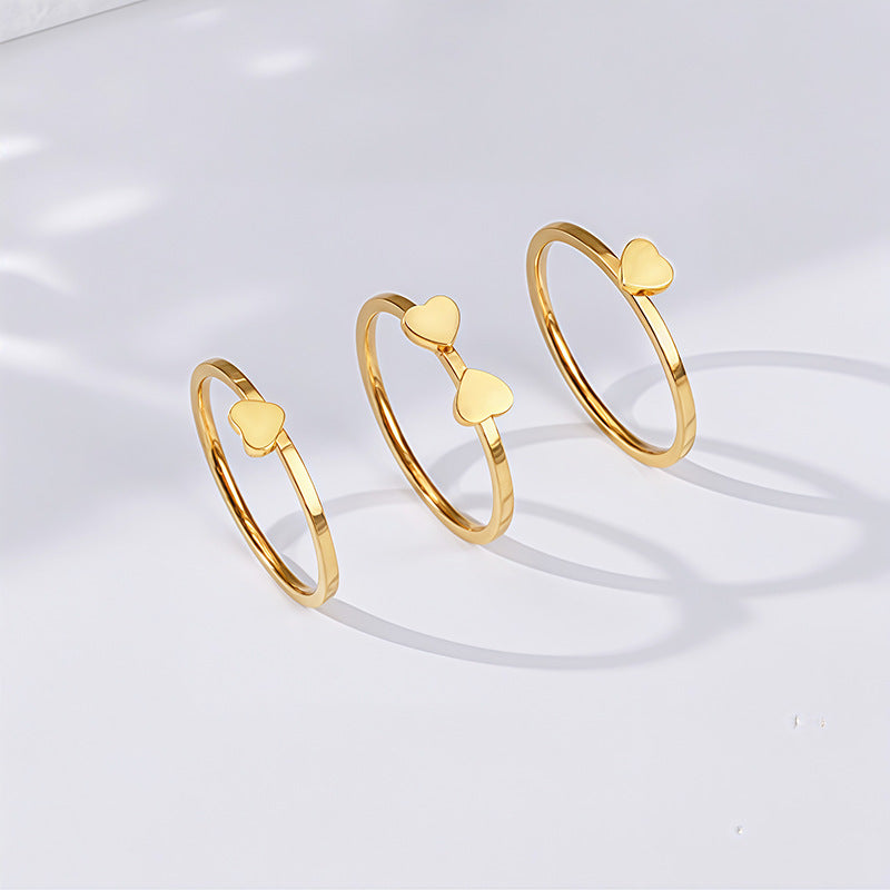 Cincin 3 in 1 Four Leaf Clover – Elegan & Multifungsi untuk Wanita6