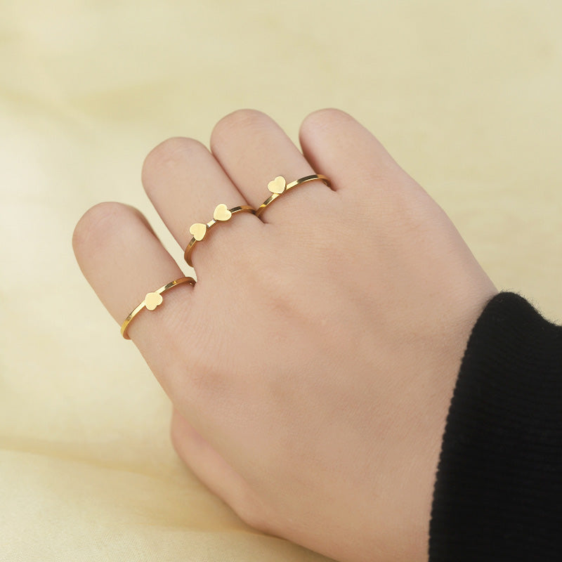 Cincin 3 in 1 Four-leaf clover – Elegan & Multifungsi untuk Wanita 我的商店