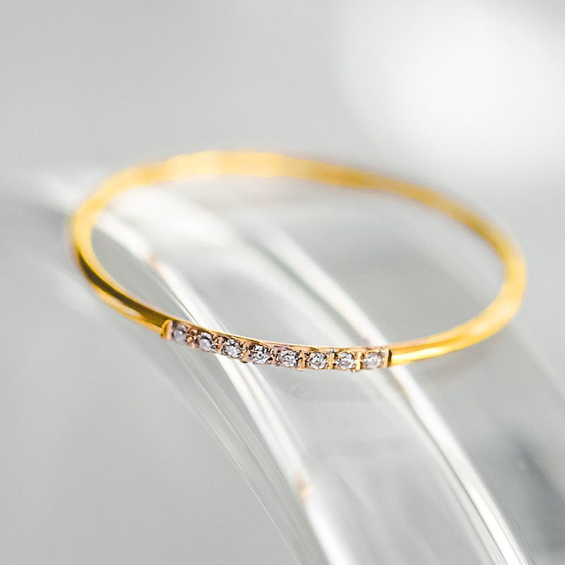 Cincin 8 Berlian Wanita - Perhiasan Emas Elegan, Aksesoris Fashion Trendy, Grosir Harga Terbaik7