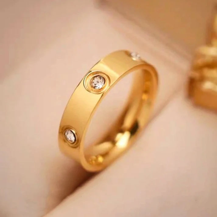 Cincin Kawin Wanita - Cincin Berlian Emas Anti Kusam, Perhiasan Pernikahan Elegan, Hadiah Spesial, Grosir Harga Terbaik23