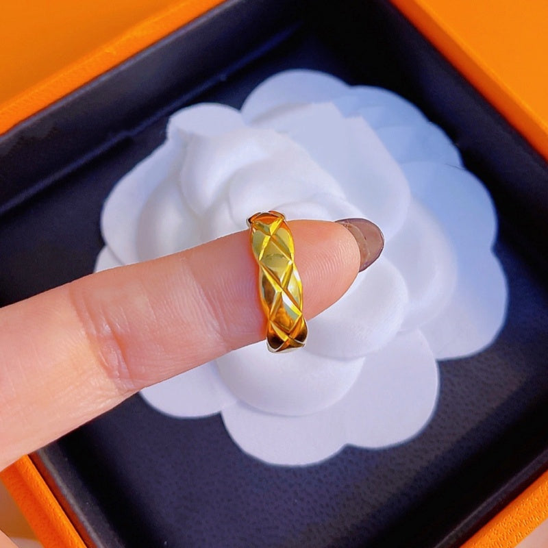 Cincin Kawin Wanita - Cincin Berlian Emas Anti Kusam, Perhiasan Pernikahan Elegan, Hadiah Spesial, Grosir Harga Terbaik6