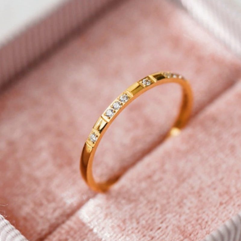 Cincin Kawin Wanita - Cincin Berlian Emas Anti Kusam, Perhiasan Pernikahan Elegan, Hadiah Spesial, Grosir Harga Terbaik 10