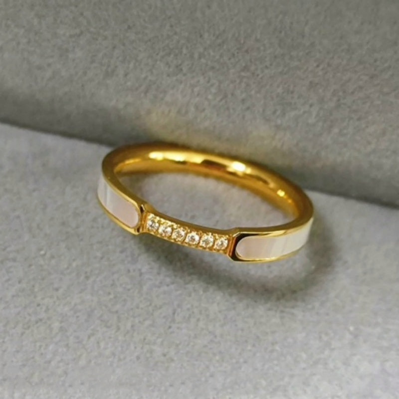 Cincin Kawin Wanita - Cincin Berlian Emas Anti Kusam, Perhiasan Pernikahan Elegan, Hadiah Spesial, Grosir Harga Terbaik 19
