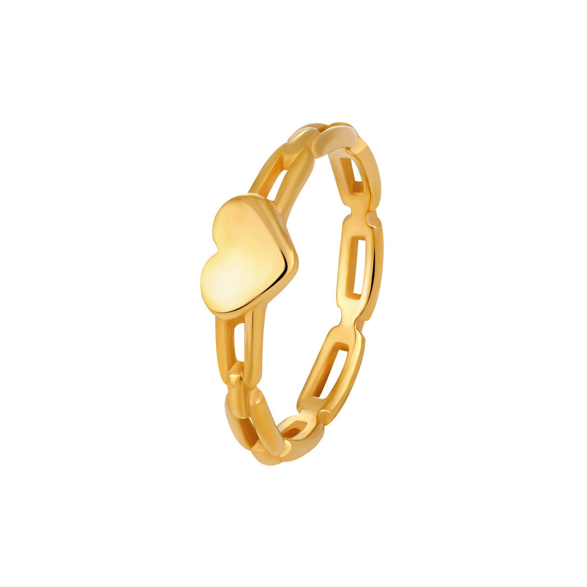 Cincin Tunangan Ekor Cinta Wanita Stainless Steel Emas 18K Ukuran - perhiasandirect