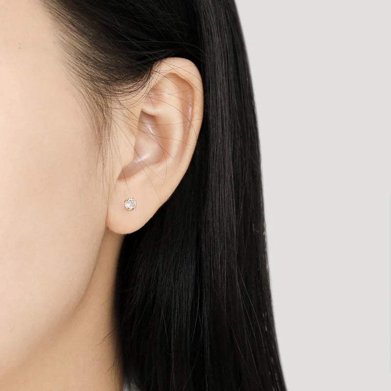 Anting Tulang Telinga Zircon Cakar Empat Stainless Steel perhiasandirect