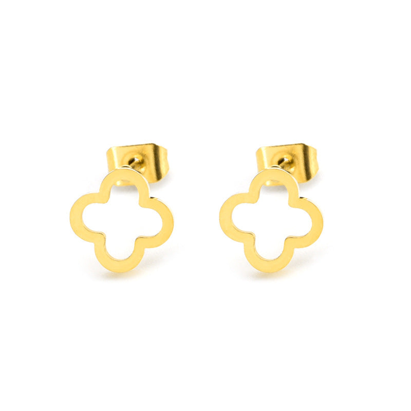 Gelang Four-leaf clover Stainless Wanita gold Perhiasan -Bracelets, Model Terbaru Aksesoris Gold - perhiasandirect