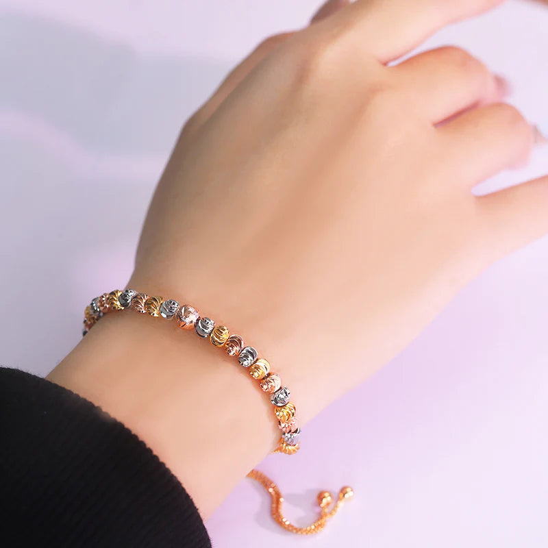 Kalung Four-leaf Clover  Liontin Berlian - Baja Titanium berlapis emas, tidak kusam, elegan dan modis! 我的商店