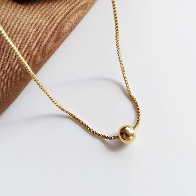 Kalung Manik Kecil Wanita - Perhiasan Stainless Steel Elegan, Aksesoris Prom Terjangkau, Hadiah Ulang Tahun untuk Pacar, Grosir Harga Terbaik - 3