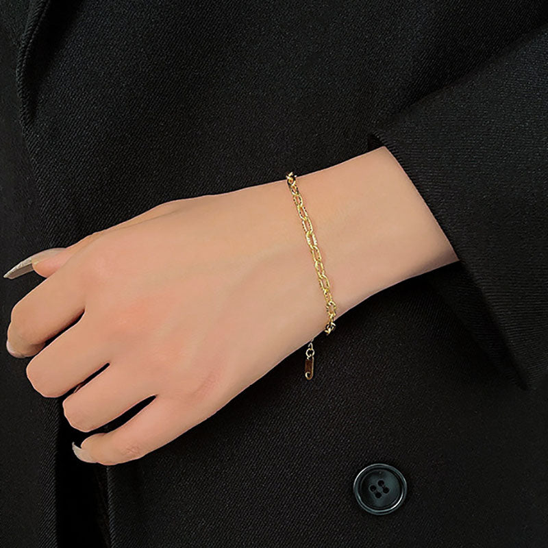 Kalung Rantai Wanita - Perhiasan Stainless Steel Elegan, Aksesoris Harian Terjangkau, Hadiah Ulang Tahun untuk Pacar, Grosir Harga Terbaik9