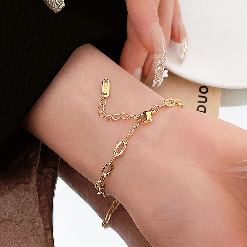 Kalung Rantai Wanita - Perhiasan Stainless Steel Elegan, Aksesoris Harian Terjangkau, Hadiah Ulang Tahun untuk Pacar, Grosir Harga Terbaik 6