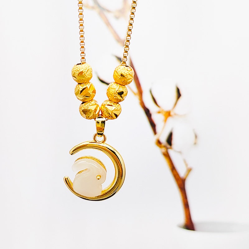 Kalung Stainless Steel Wanita - Perhiasan Anti Kusam Elegan, Aksesoris Fashion Pembawa Keberuntungan, Grosir Harga Terbaik11