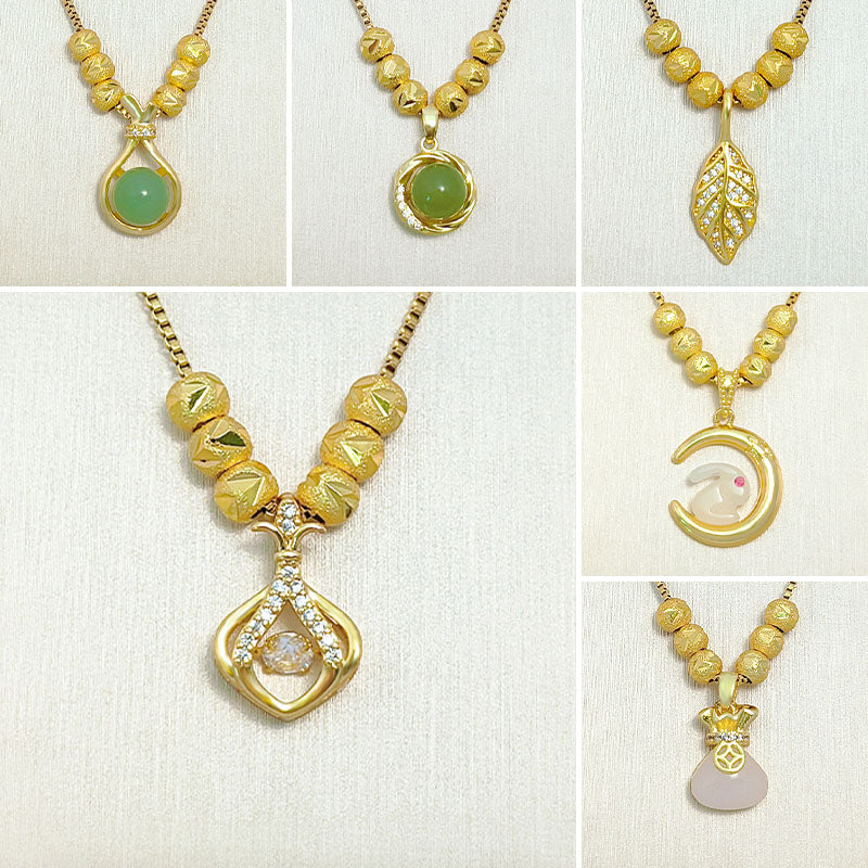 Kalung Stainless Steel Wanita - Perhiasan Anti Kusam Elegan, Aksesoris Fashion Pembawa Keberuntungan, Grosir Harga Terbaik 我的商店