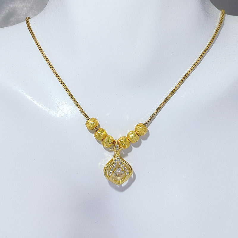 Kalung Stainless Steel Wanita - Perhiasan Anti Kusam Elegan, Aksesoris Fashion Pembawa Keberuntungan, Grosir Harga Terbaik 我的商店