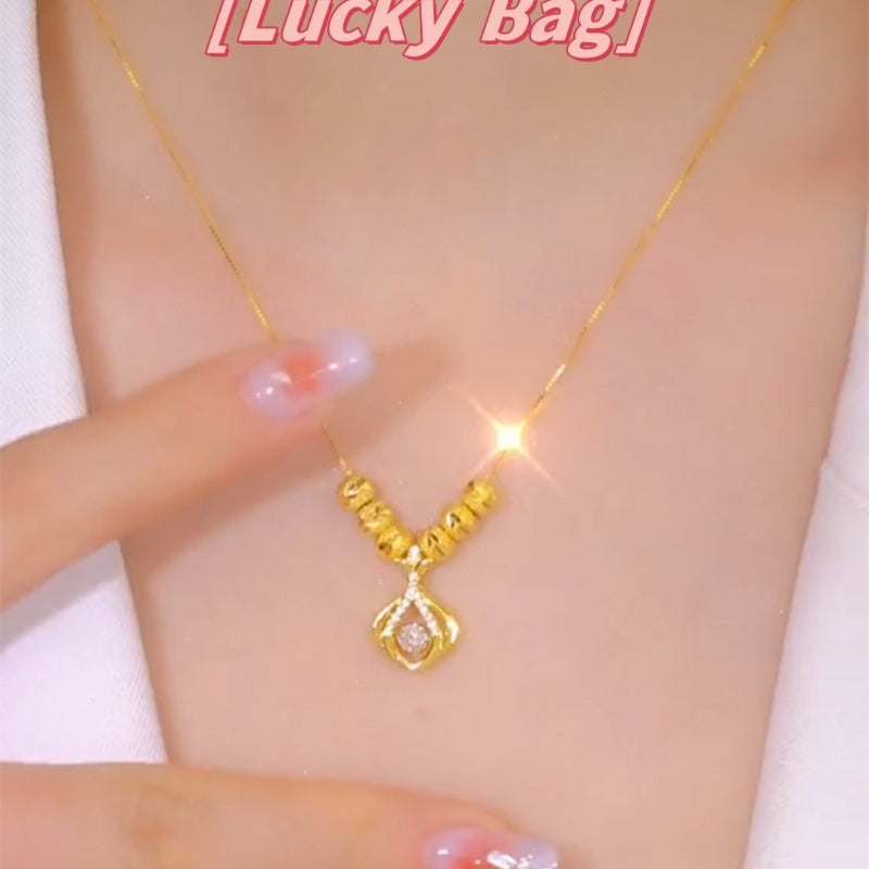 Kalung Stainless Steel Wanita - Perhiasan Anti Kusam Elegan, Aksesoris Fashion Pembawa Keberuntungan, Grosir Harga Terbaik 3