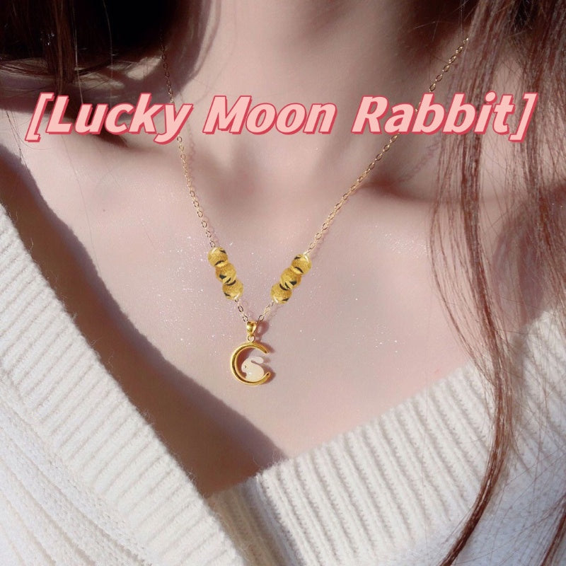 Kalung Stainless Steel Wanita - Perhiasan Anti Kusam Elegan, Aksesoris Fashion Pembawa Keberuntungan, Grosir Harga Terbaik 6