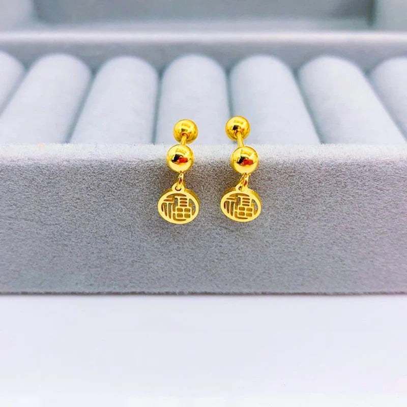 Anting Liontin Hati Stainless Steel perhiasandirect