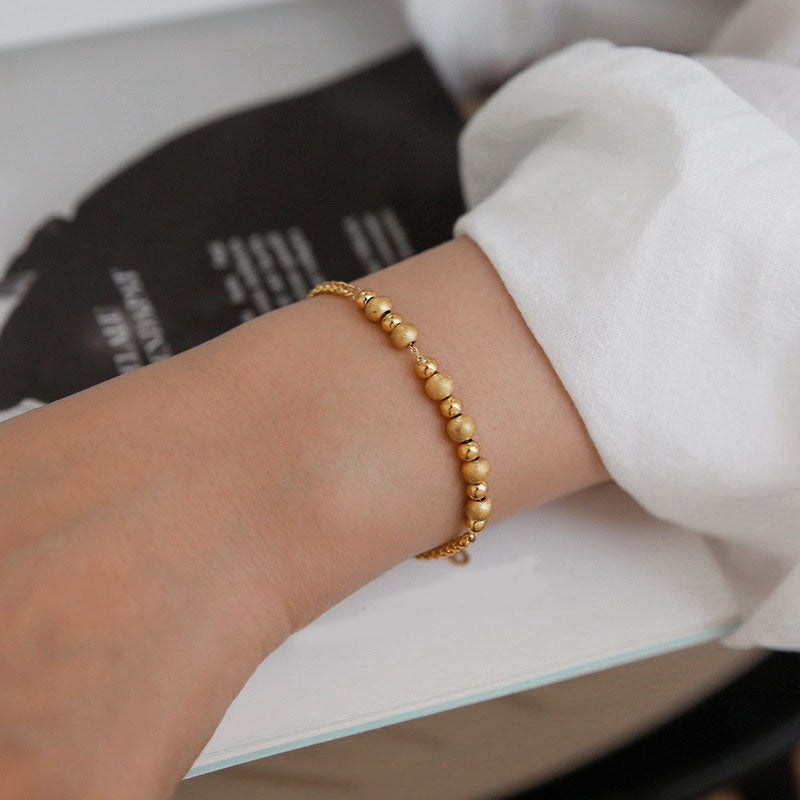 Gelang Charm Bangle untuk Wanita - Stainless Steel Anti Pudar | Perhiasan Hadiah Elegan - 我的商店