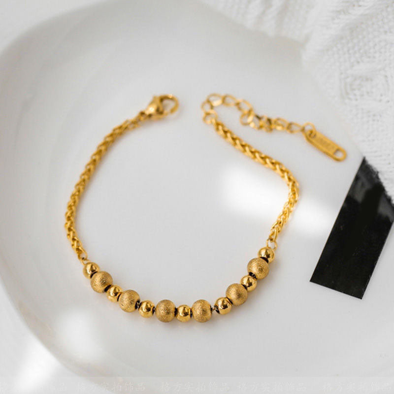 Gelang Charm Bangle untuk Wanita - Stainless Steel Anti Pudar | Perhiasan Hadiah Elegan - 我的商店