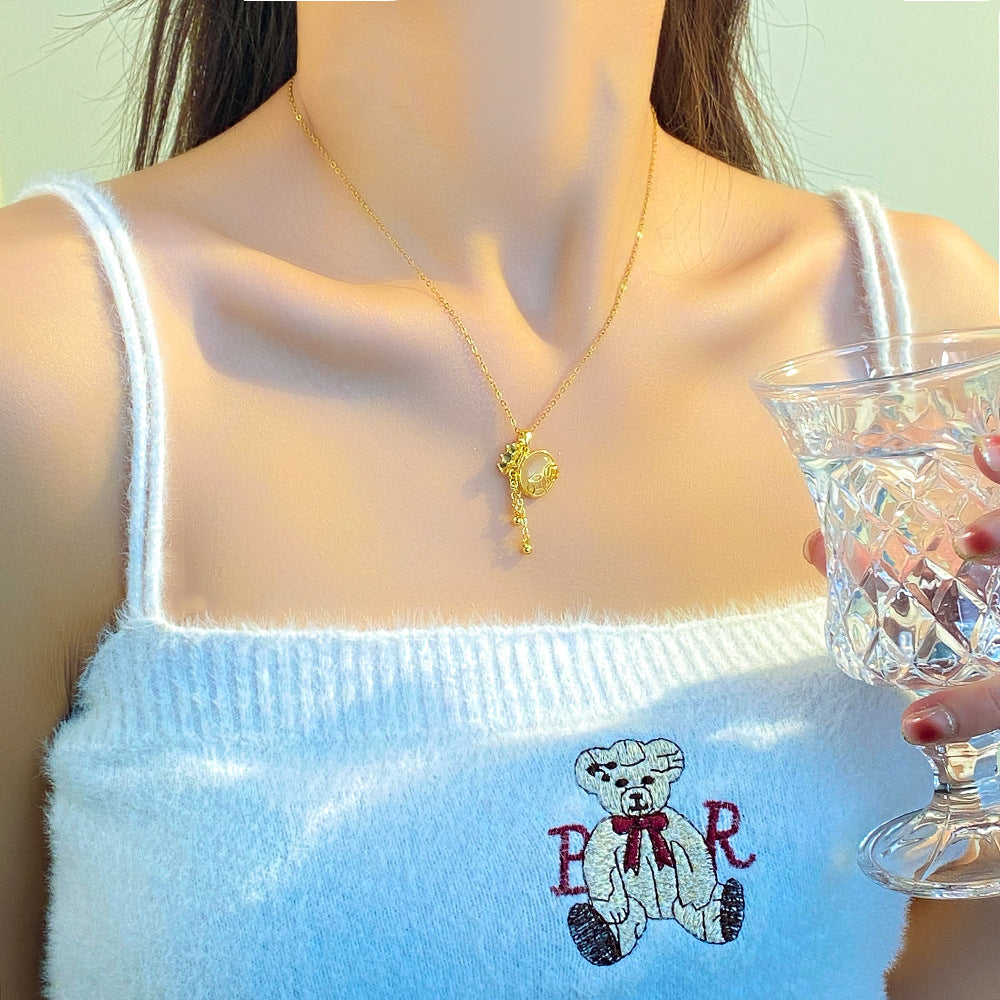 Grosir Kalung Kantong Keberuntungan Tahun Baru – Rantai Emas, Baja Tahan Karat, Aksesoris Wanita - 我的商店