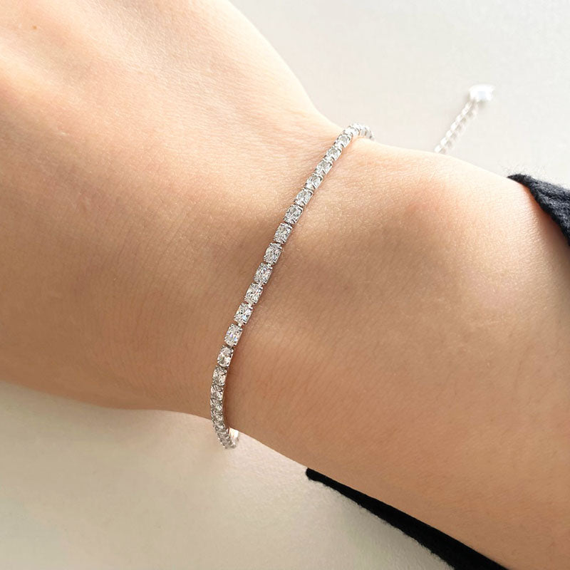 Gelang Wanita Full Drill Liontin - Aksesoris Jewelry Hadiah Ulang Tahun 2025 - 我的商店