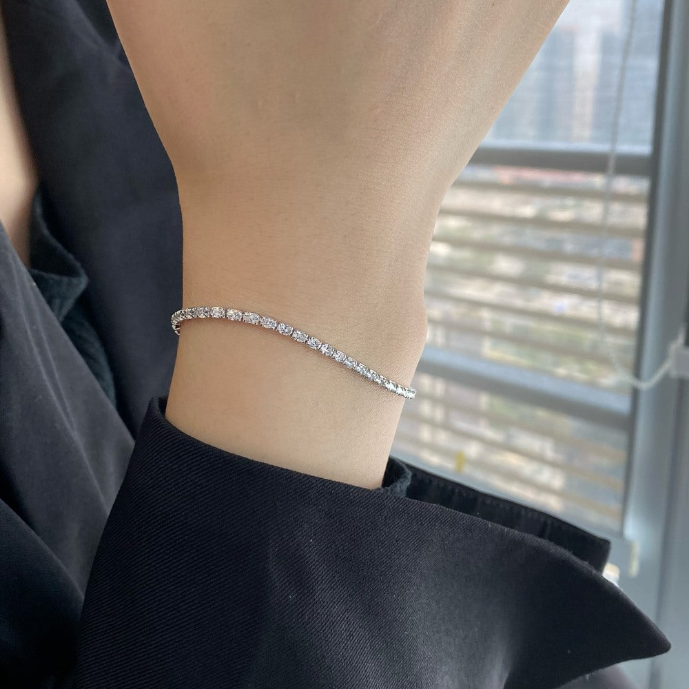 Gelang Wanita Full Drill Liontin - Aksesoris Jewelry Hadiah Ulang Tahun 2025 - 我的商店
