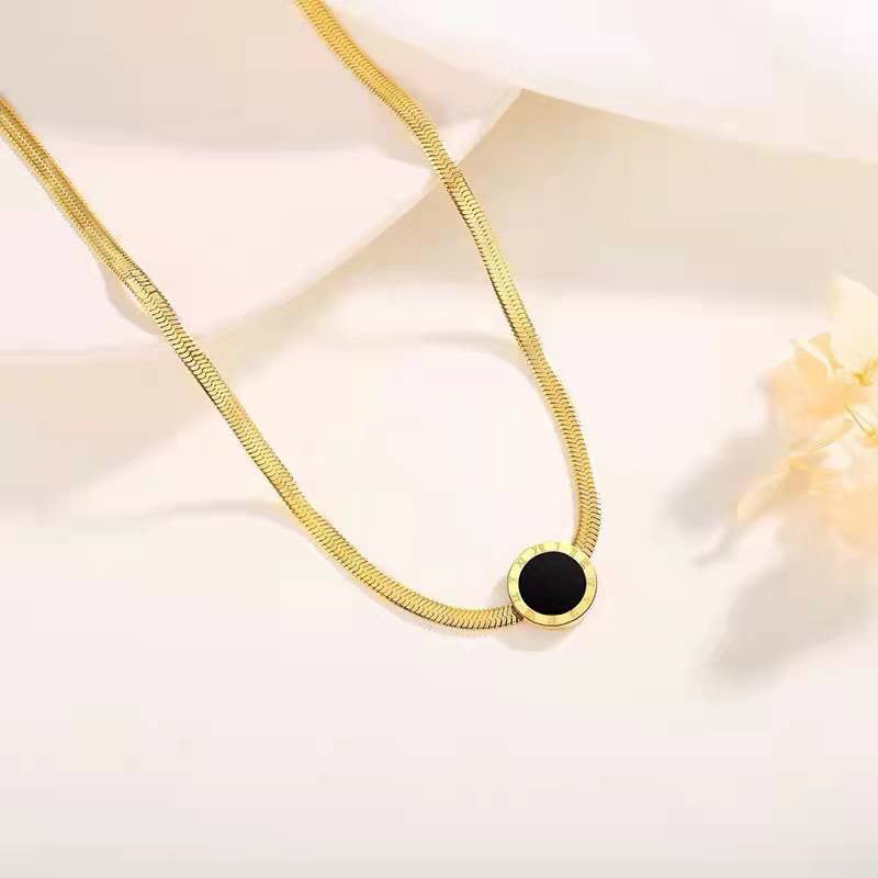 Gelang Snake Bone Emas 18k Vintage untuk Wanita - Bangle Stainless Steel Anti Pudar | Aksesoris Perhiasan Elegan - 我的商店