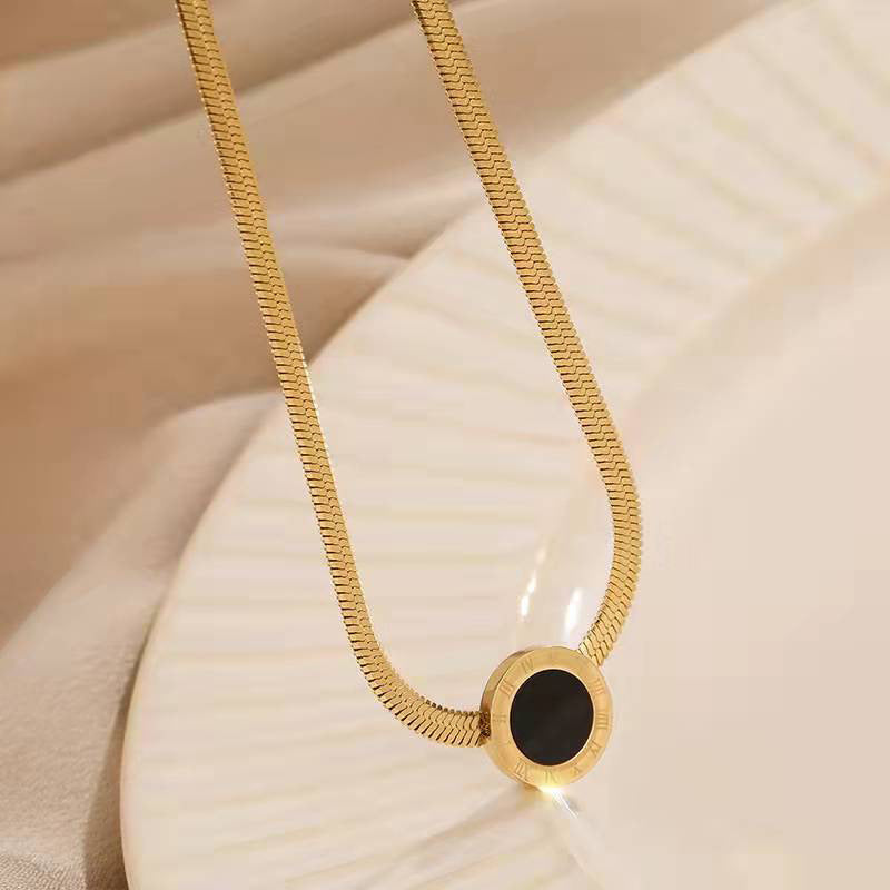 Gelang Snake Bone Emas 18k Vintage untuk Wanita - Bangle Stainless Steel Anti Pudar | Aksesoris Perhiasan Elegan - 我的商店